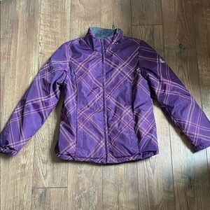 ZeroXposur Purple Plaid Lightweight Insulated Ski Jacket